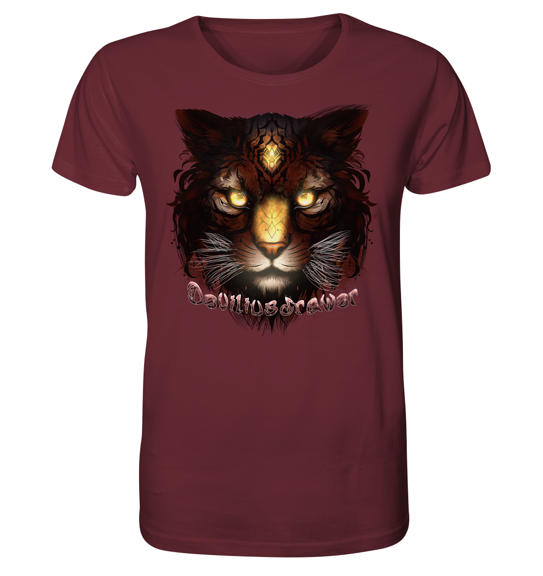 Deviliusdrawer Gold Tigercat - Organic Shirt