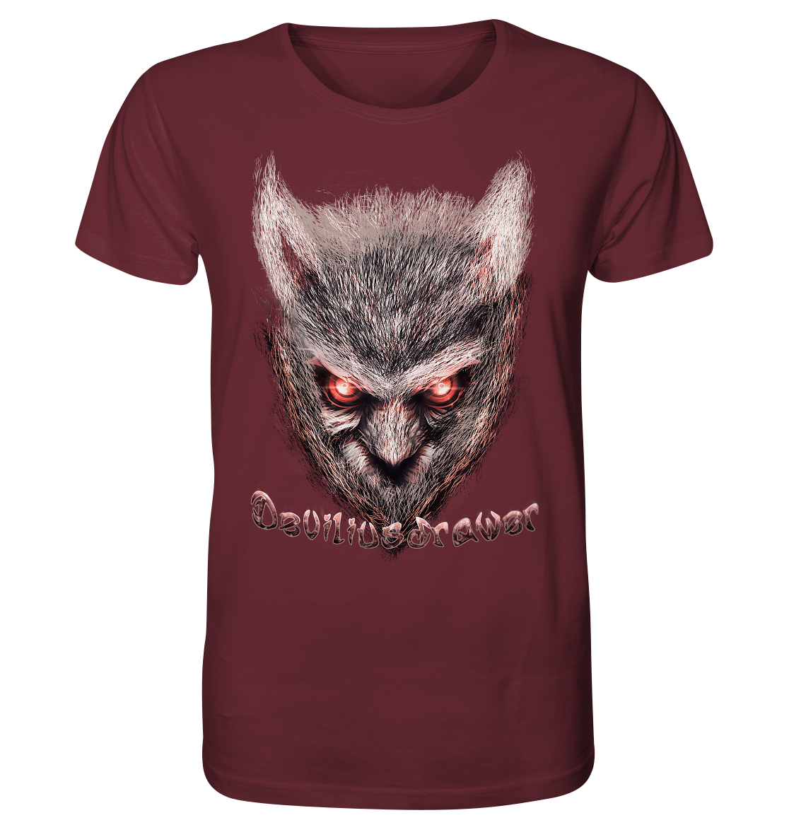 Deviliusdrawer Red Eyed Owl - Organic Shirt