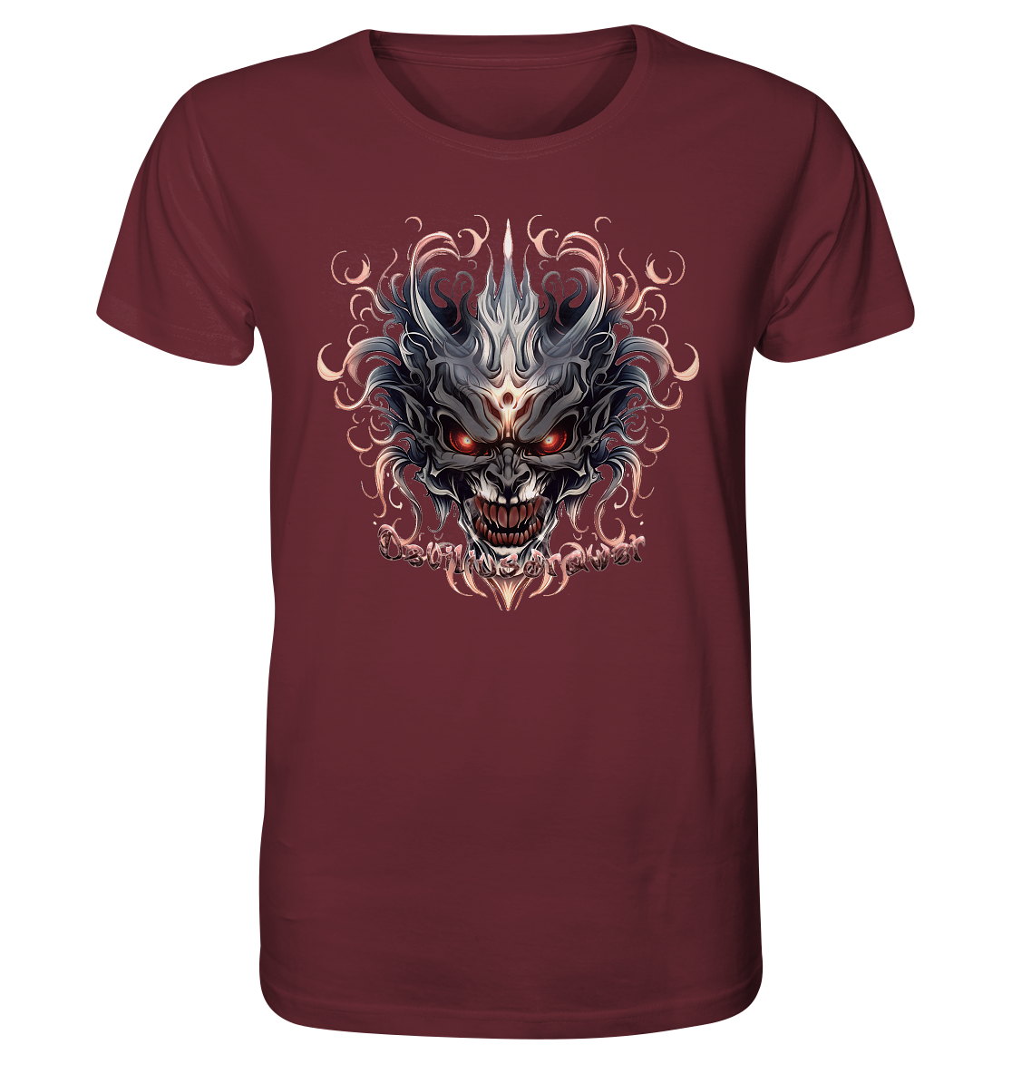 Deviliusdrawer Demon Mask - Organic Shirt