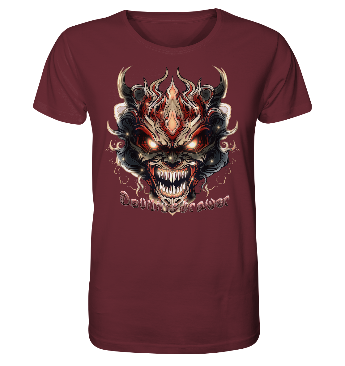 Deviliusdrawer Evil Vamp Mask - Organic Shirt