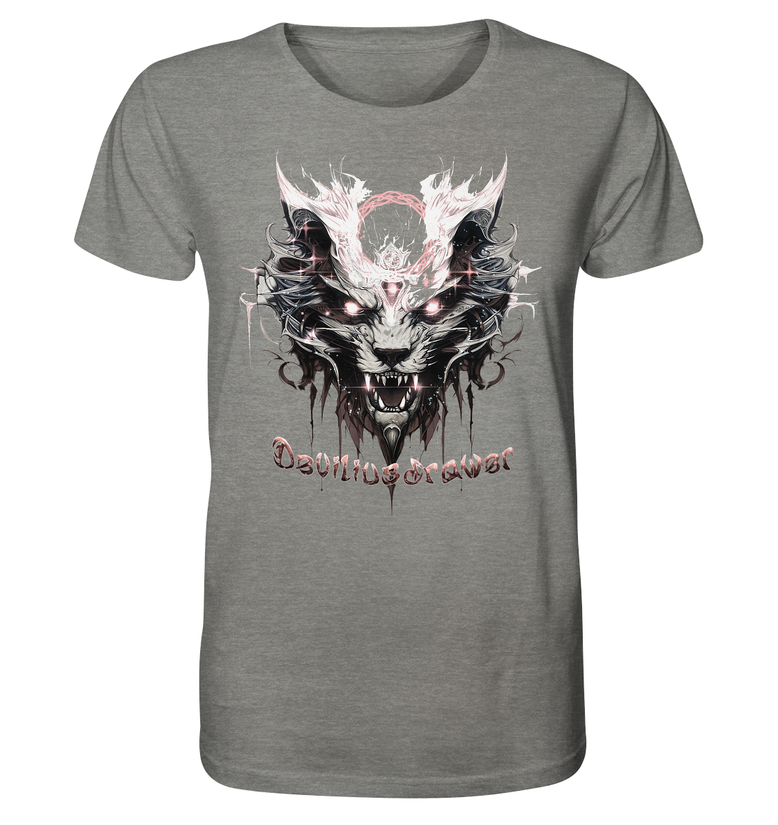 Deviliusdrawer Demonic Glow Cat - Organic Shirt