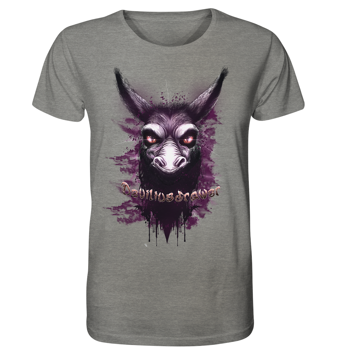 Deviliusdrawer Purple Donkey - Organic Shirt
