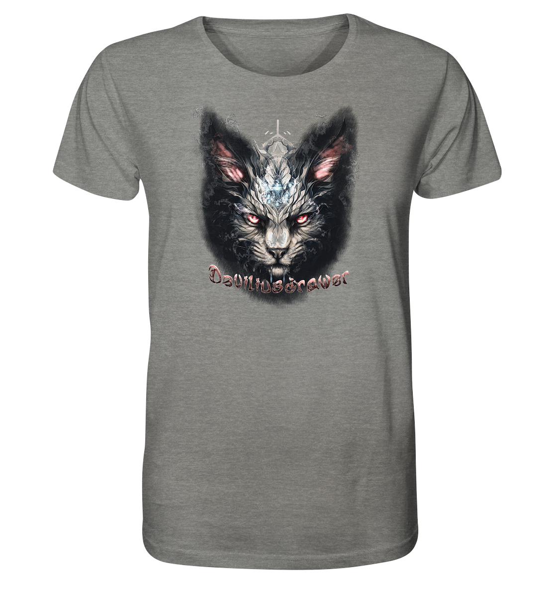 Deviliusdrawer Myshtical Redeyed Cat - Organic Shirt