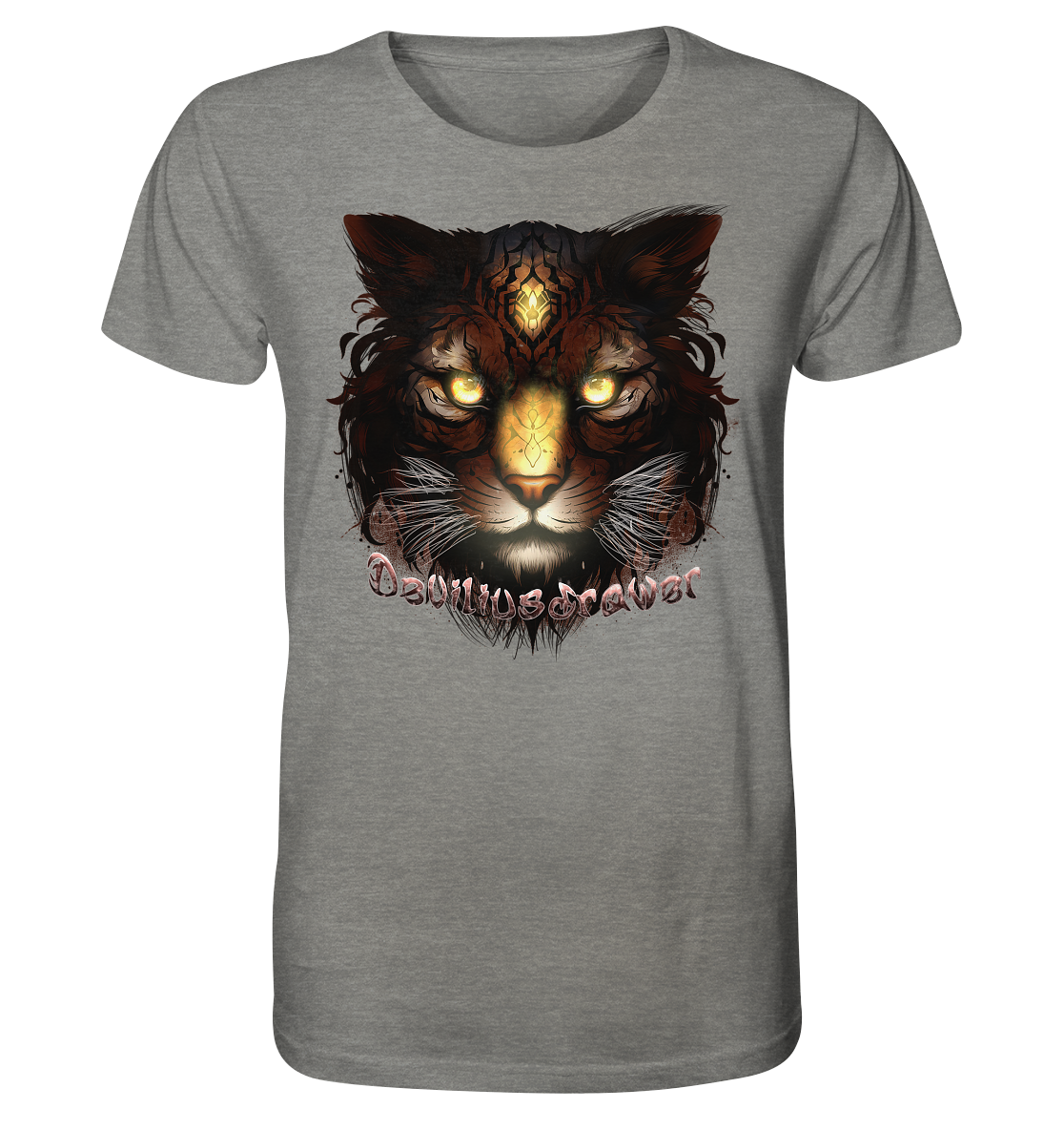 Deviliusdrawer Gold Tigercat - Organic Shirt