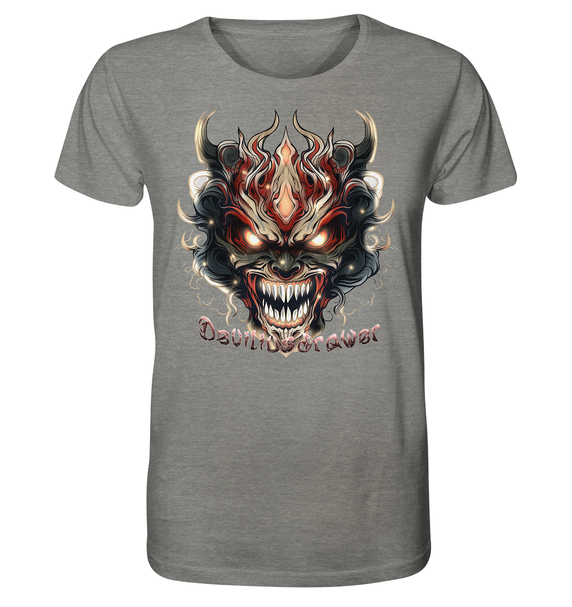 Deviliusdrawer Evil Vamp Mask - Organic Shirt