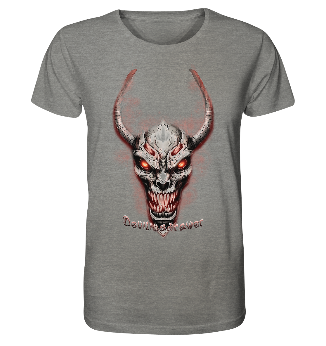 Deviliusdrawer Red Eyed Skeleton - Organic Shirt