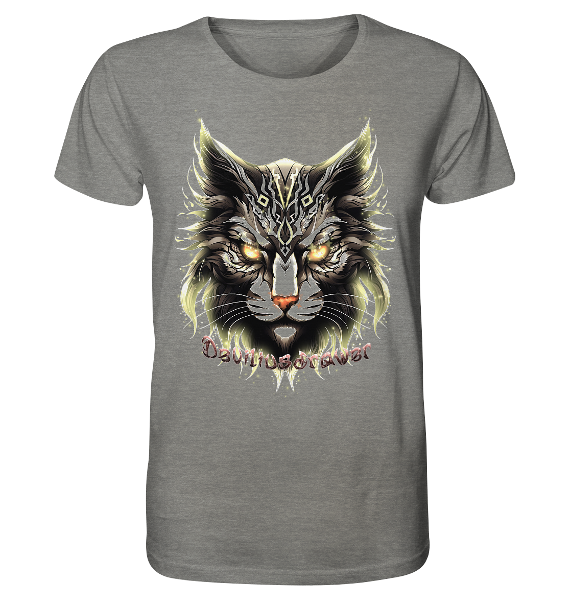 Deviliusdrawer Golden Cat - Organic Shirt