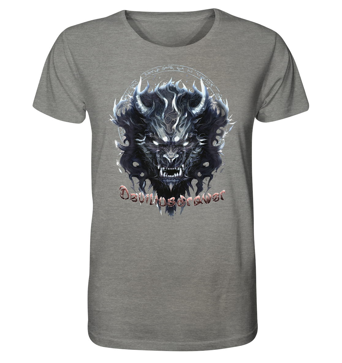 Deviliusdrawer Dark Wolf Mask - Organic Shirt