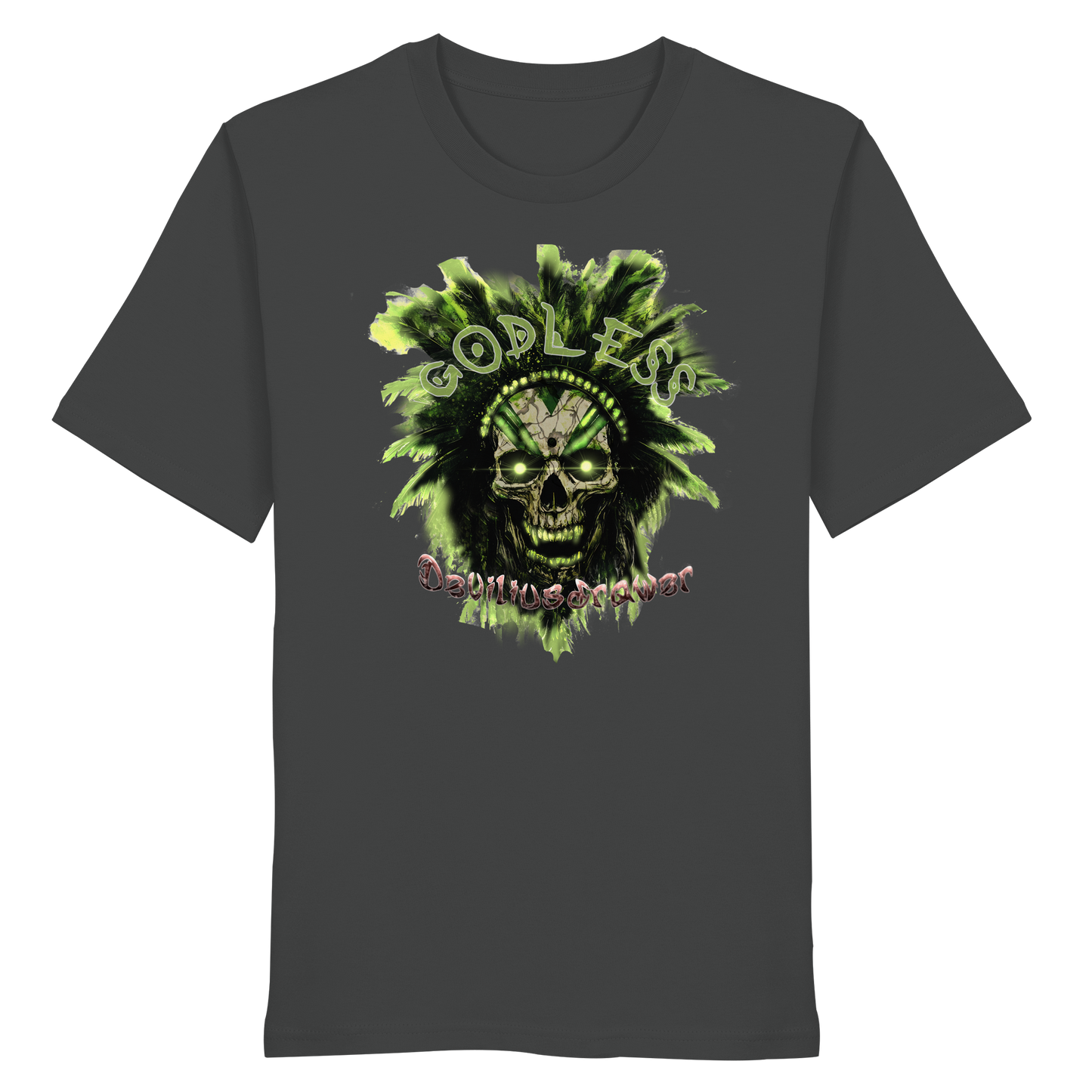 Deviliusdrawer Godless Skull - Organic Shirt