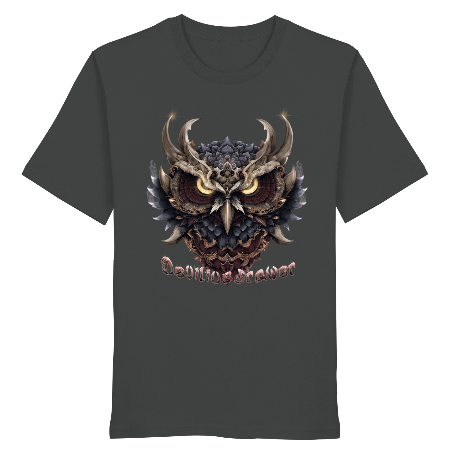 Deviliusdrawer Golden Owl - Organic Shirt