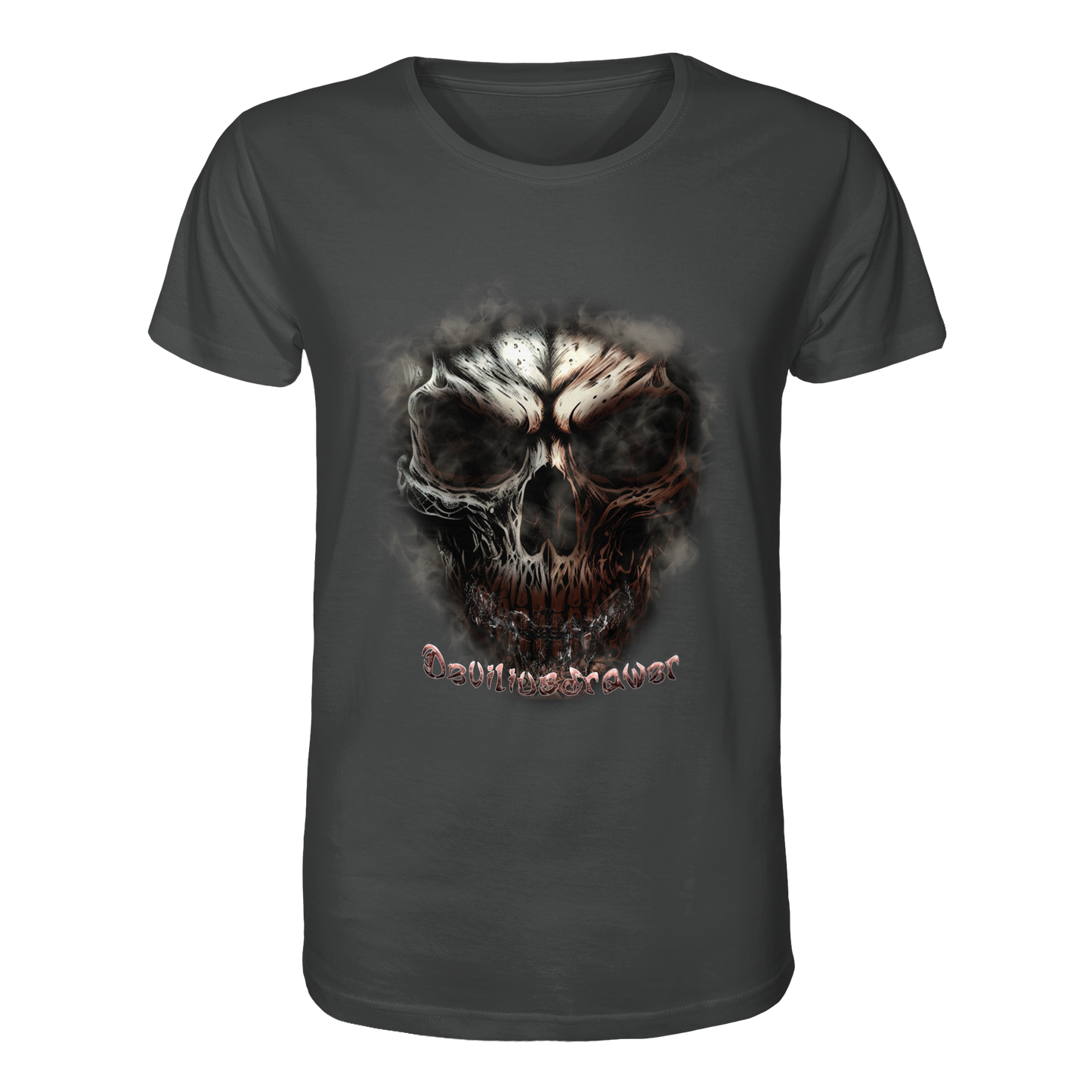 Deviliusdrawer Fire Skeleton - Organic Shirt