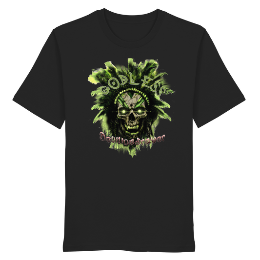 Deviliusdrawer Godless Skull - Organic Shirt