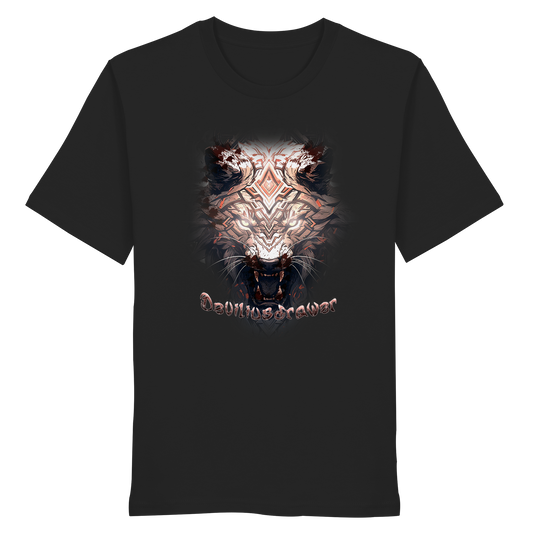Deviliusdrawer Gold Metal Tiger - Organic Shirt
