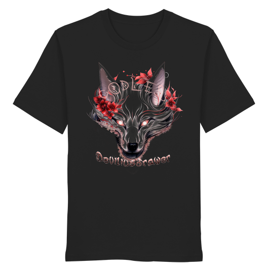Deviliusdrawer Kitsune Wolf - Organic Shirt