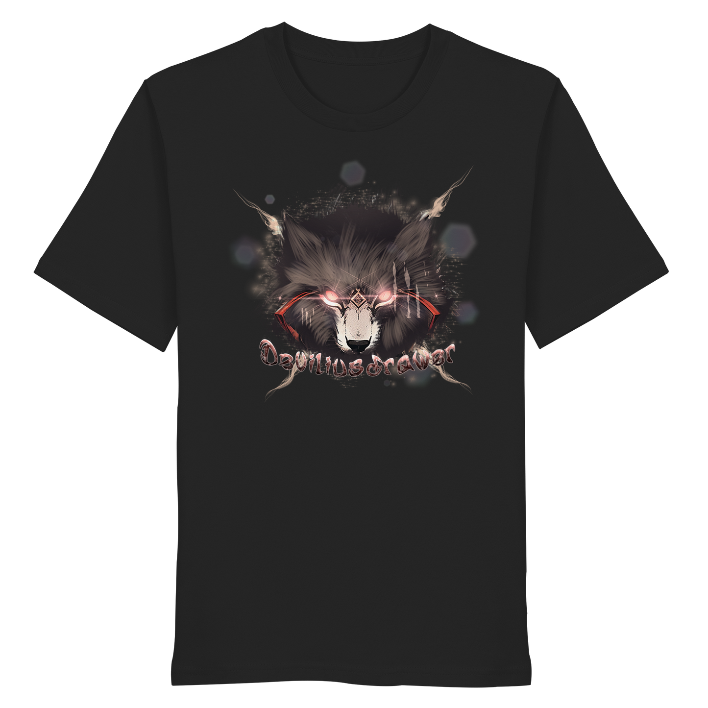Deviliusdrawer Sparking Wolf - Organic Shirt