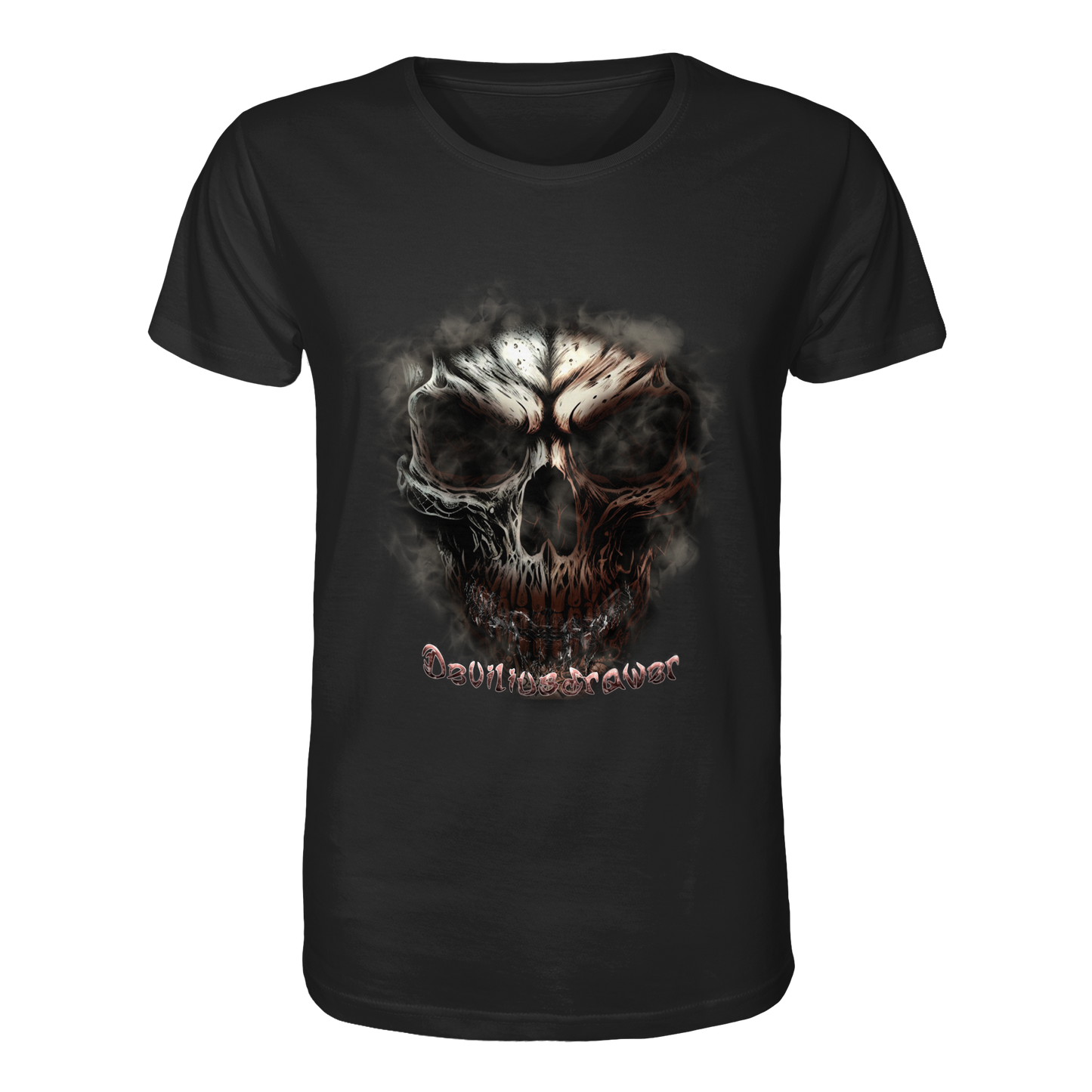 Deviliusdrawer Fire Skeleton - Organic Shirt