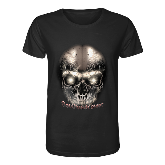 Deviliusdrawer Fire Skeleton Iron - Organic Shirt