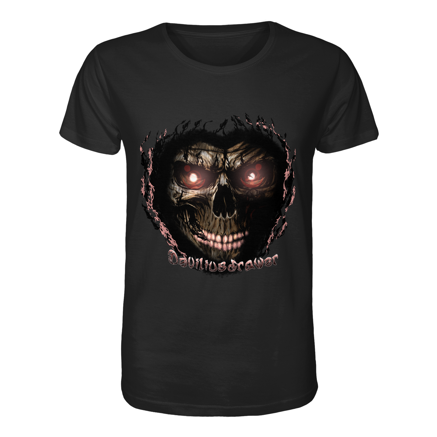 Deviliusdrawer Glow Skeleton - Organic Shirt