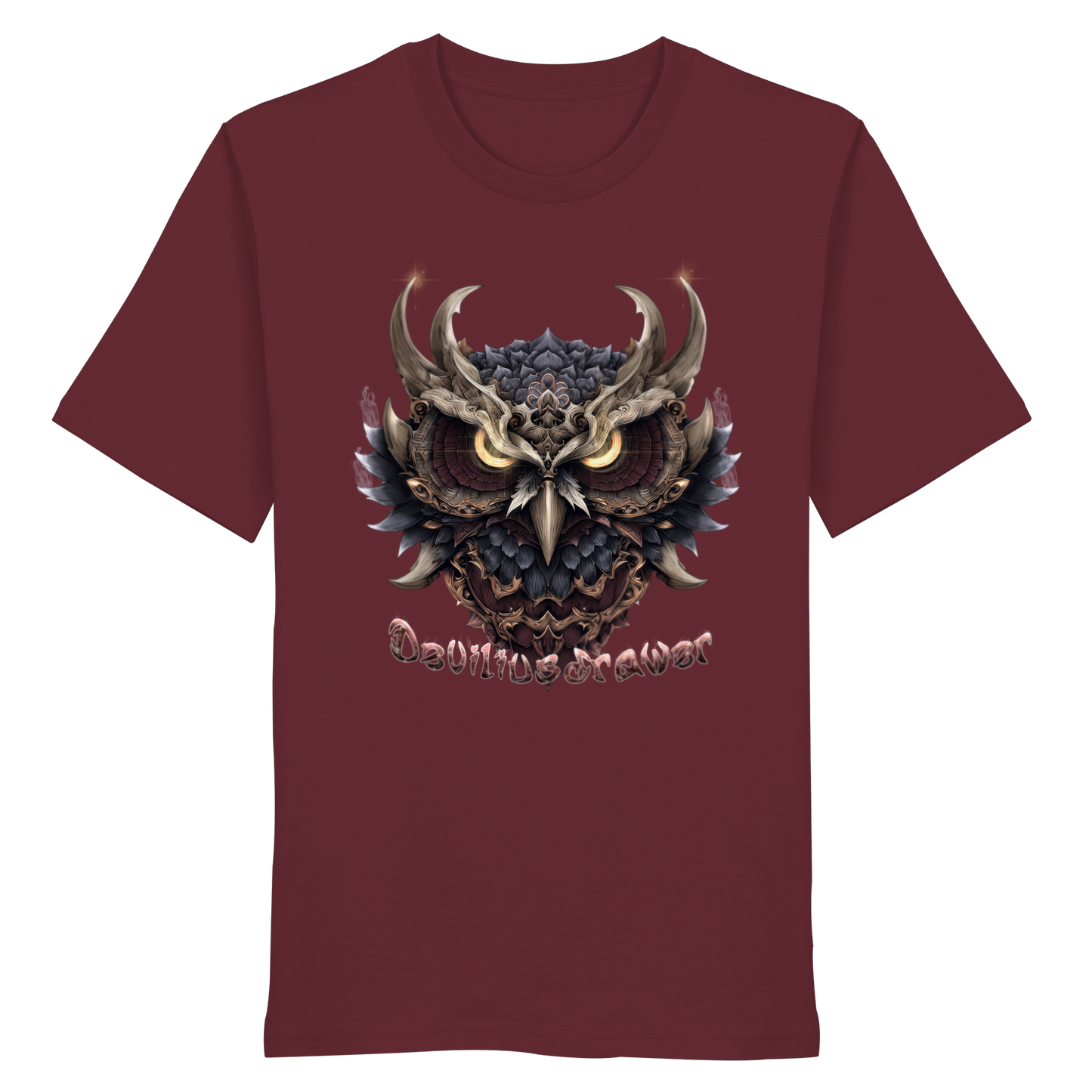 Deviliusdrawer Golden Owl - Organic Shirt