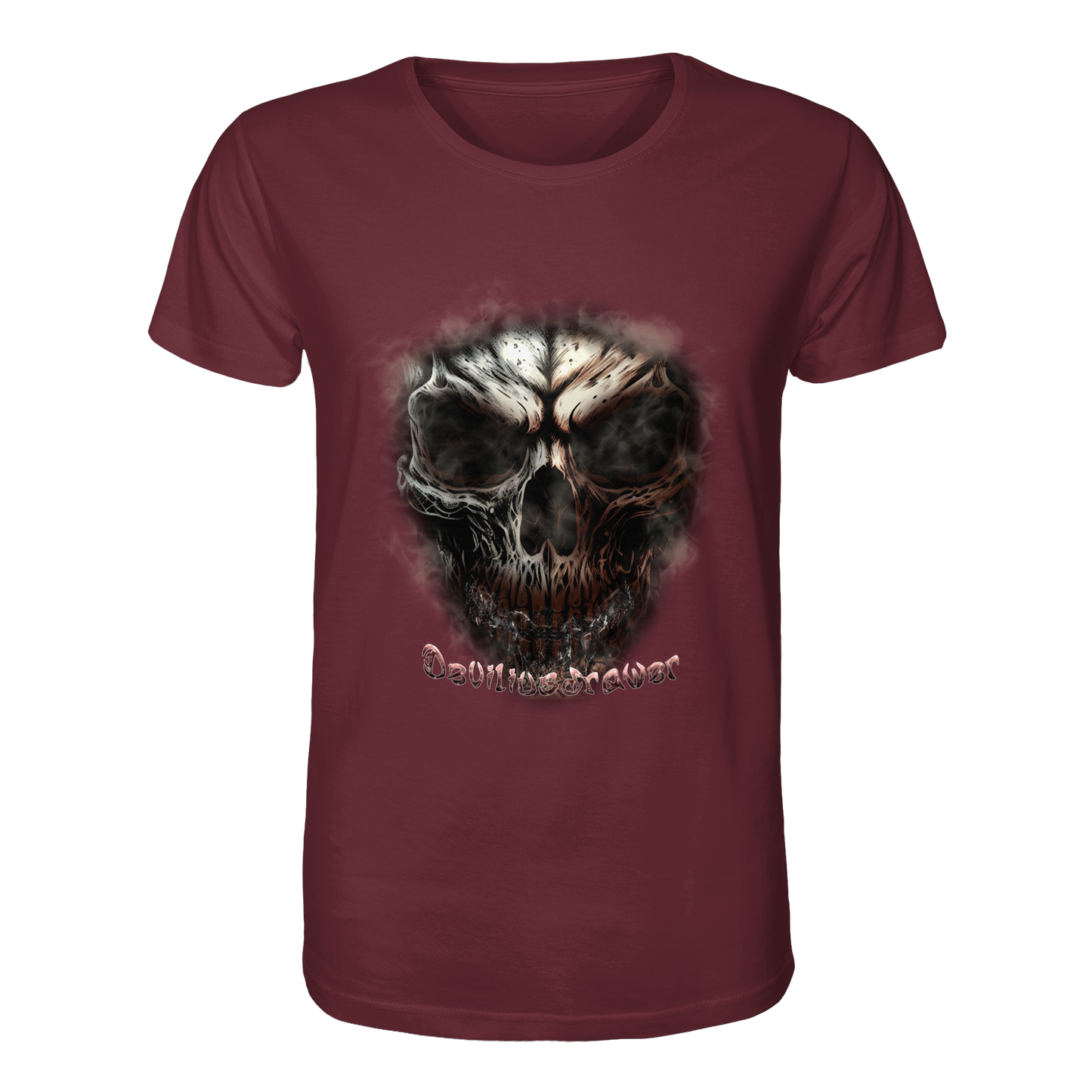 Deviliusdrawer Fire Skeleton - Organic Shirt