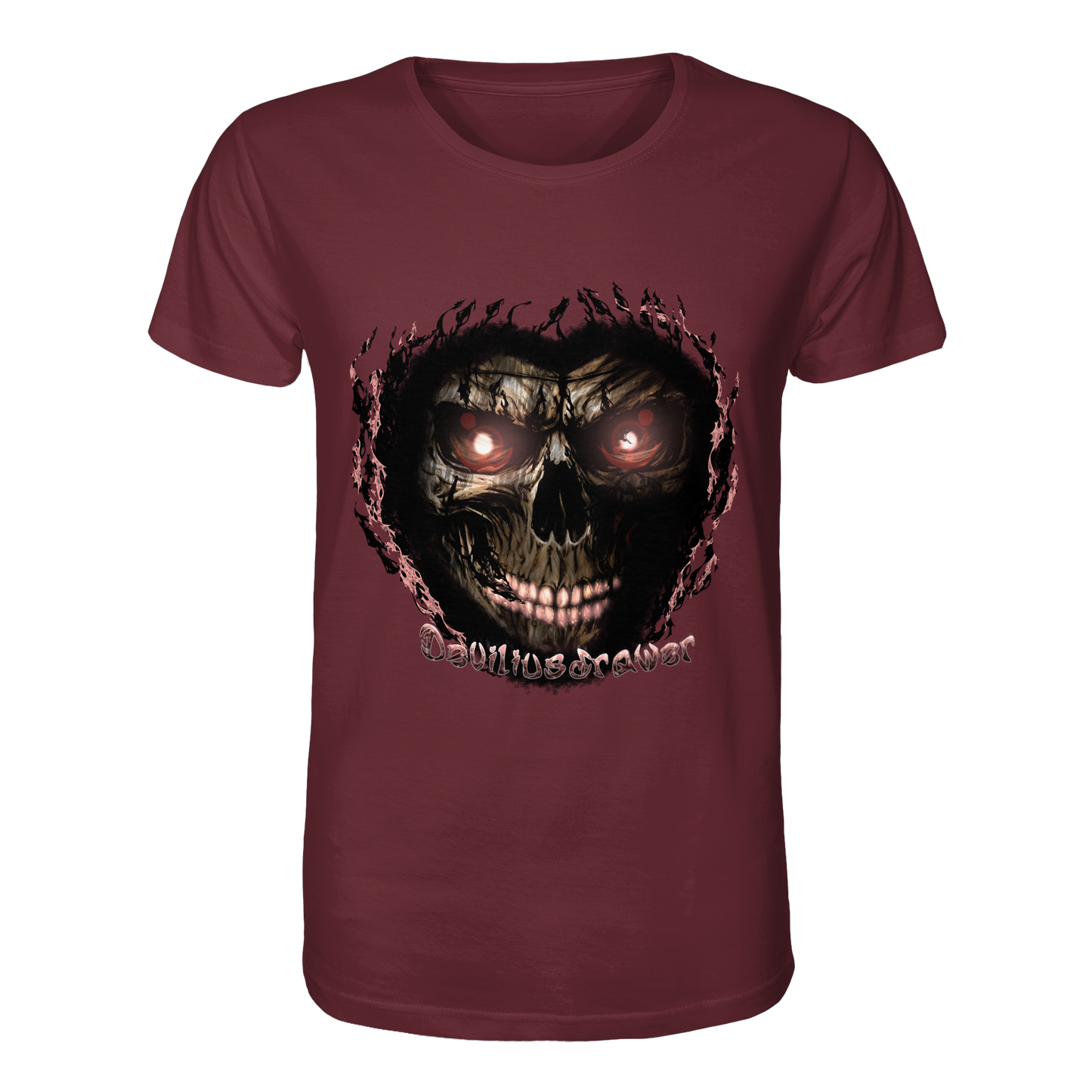 Deviliusdrawer Glow Skeleton - Organic Shirt
