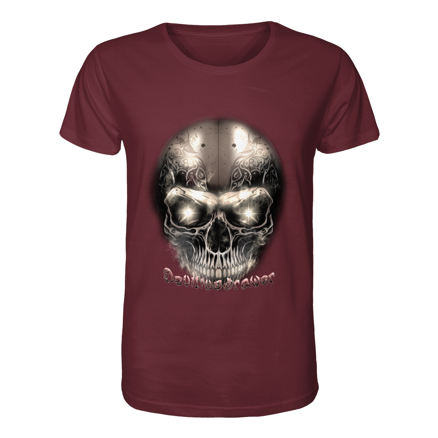 Deviliusdrawer Fire Skeleton Iron - Organic Shirt