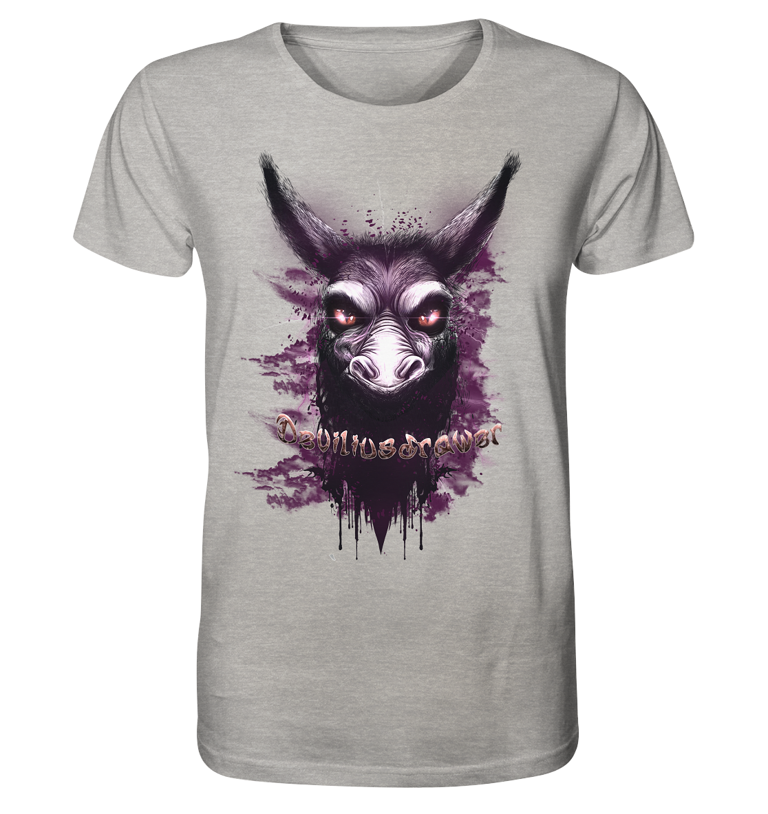 Deviliusdrawer Purple Donkey - Organic Shirt