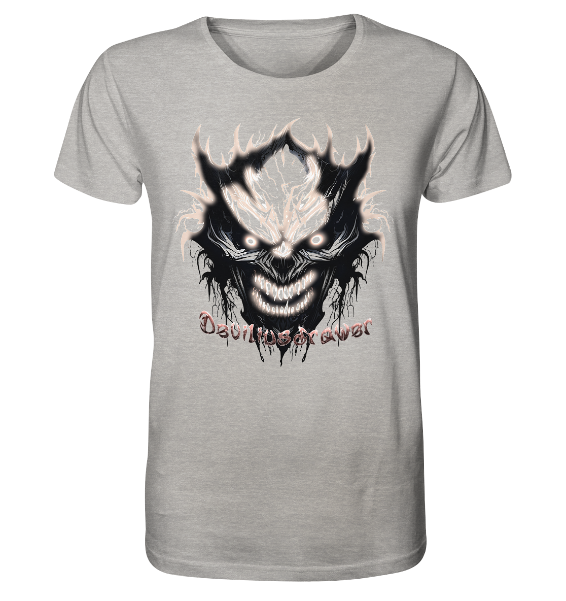 Deviliusdrawer Crazy Glow Devil - Organic Shirt