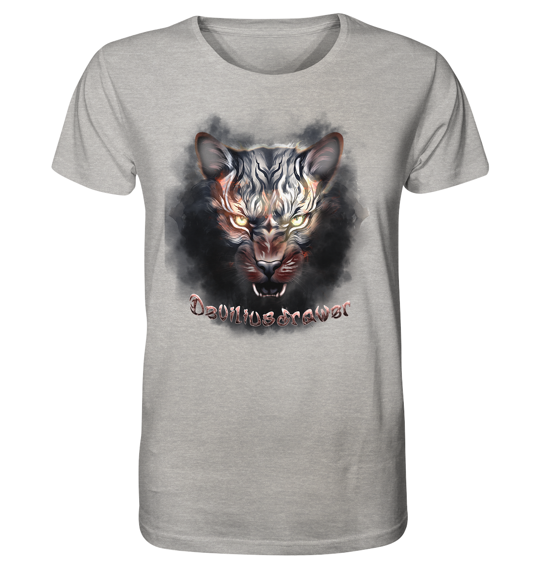 Deviliusdrawer Smoke Tiger - Organic Shirt