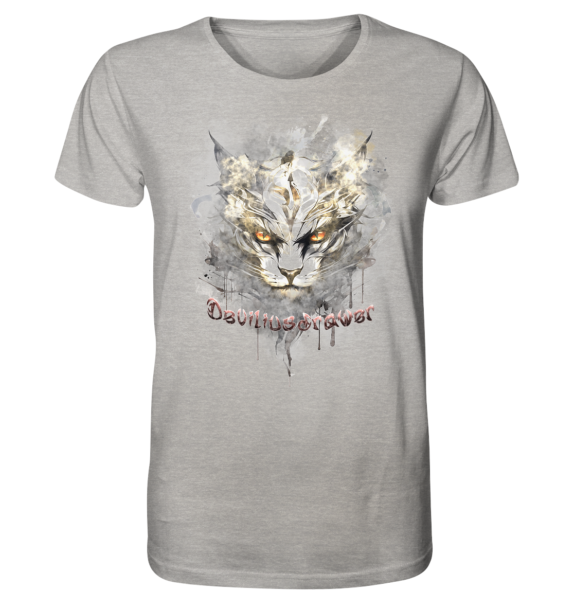 Deviliusdrawer White Catgod - Organic Shirt