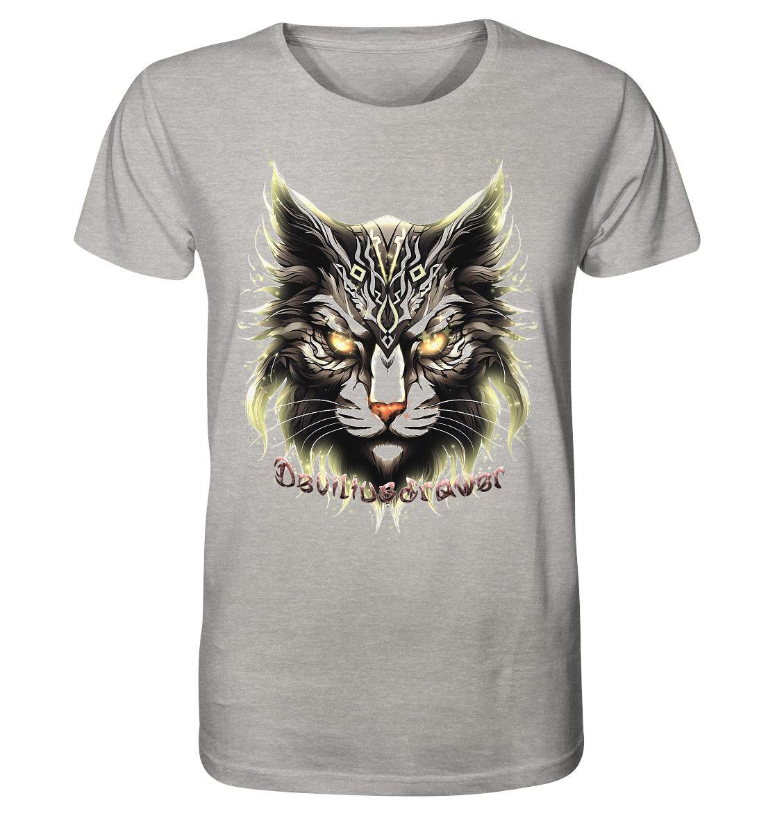 Deviliusdrawer Golden Cat - Organic Shirt