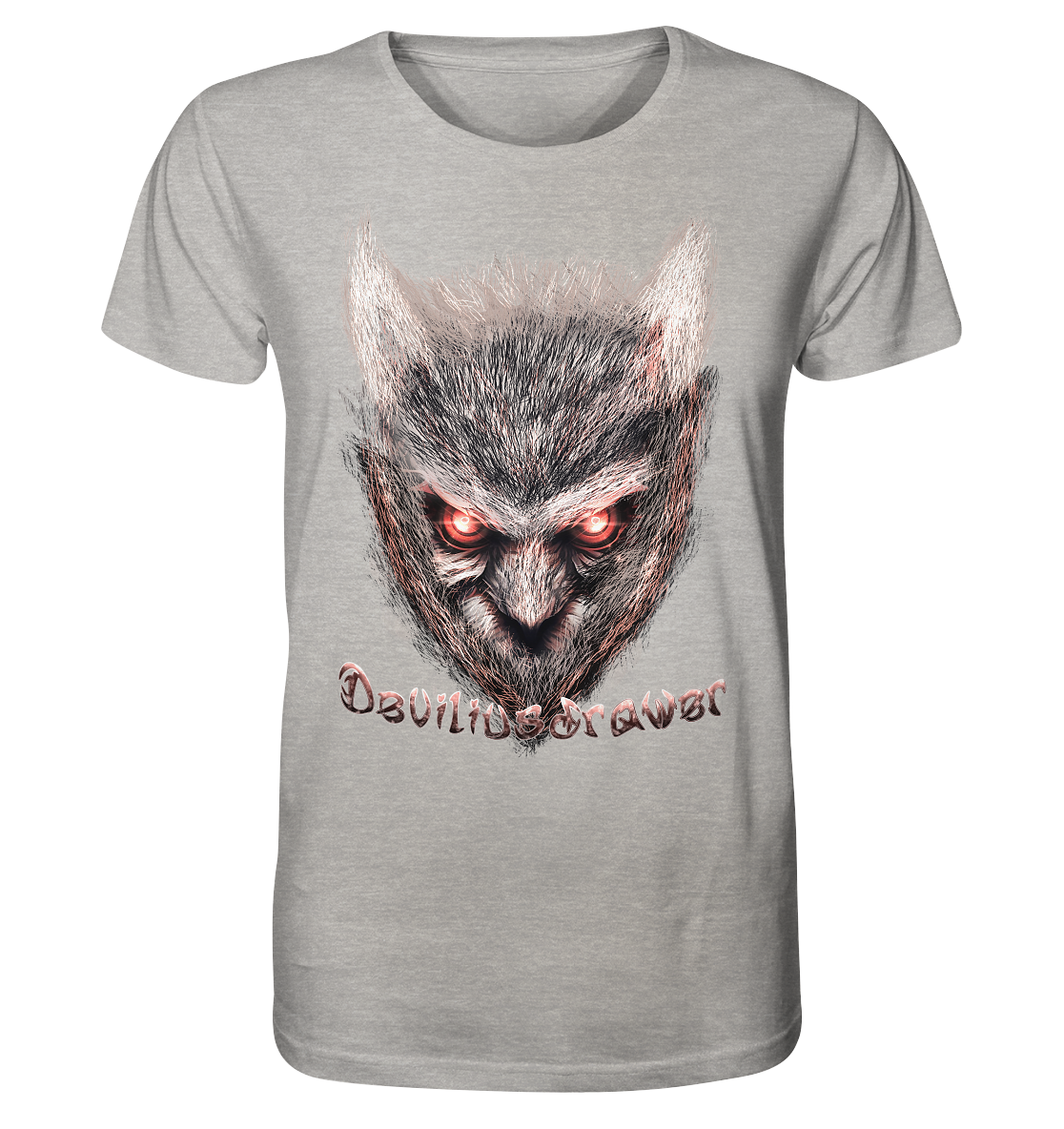 Deviliusdrawer Red Eyed Owl - Organic Shirt
