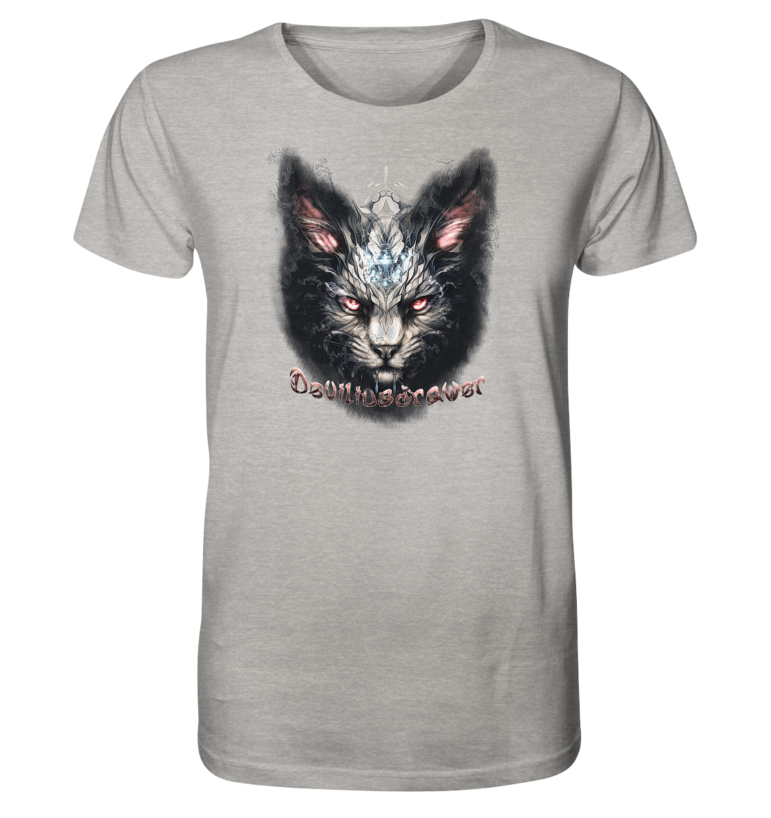 Deviliusdrawer Myshtical Redeyed Cat - Organic Shirt
