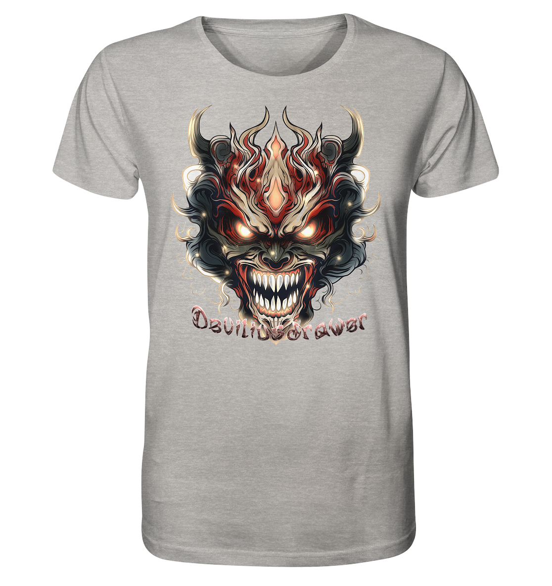 Deviliusdrawer Evil Vamp Mask - Organic Shirt