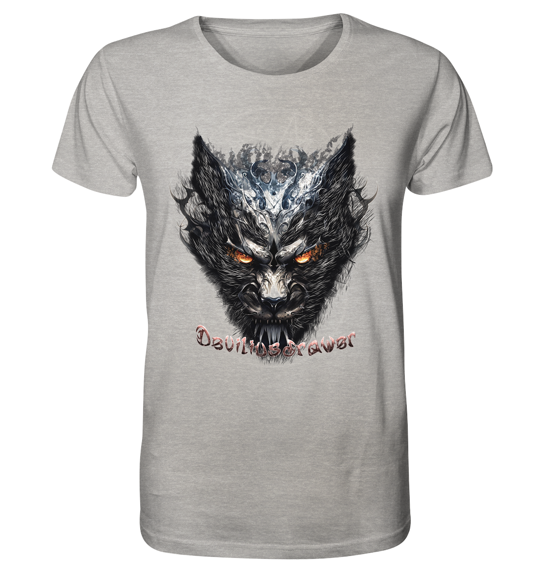Deviliusdrawer Iron Cat - Organic Shirt