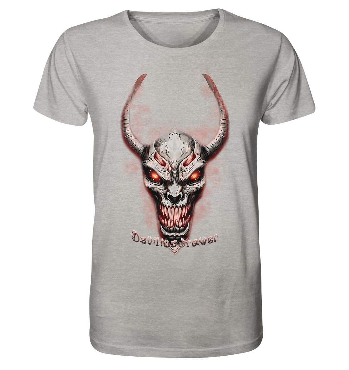 Deviliusdrawer Red Eyed Skeleton - Organic Shirt
