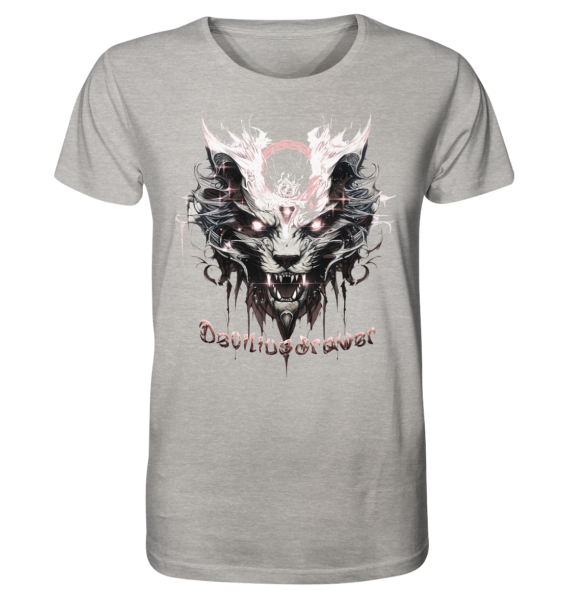 Deviliusdrawer Demonic Glow Cat - Organic Shirt