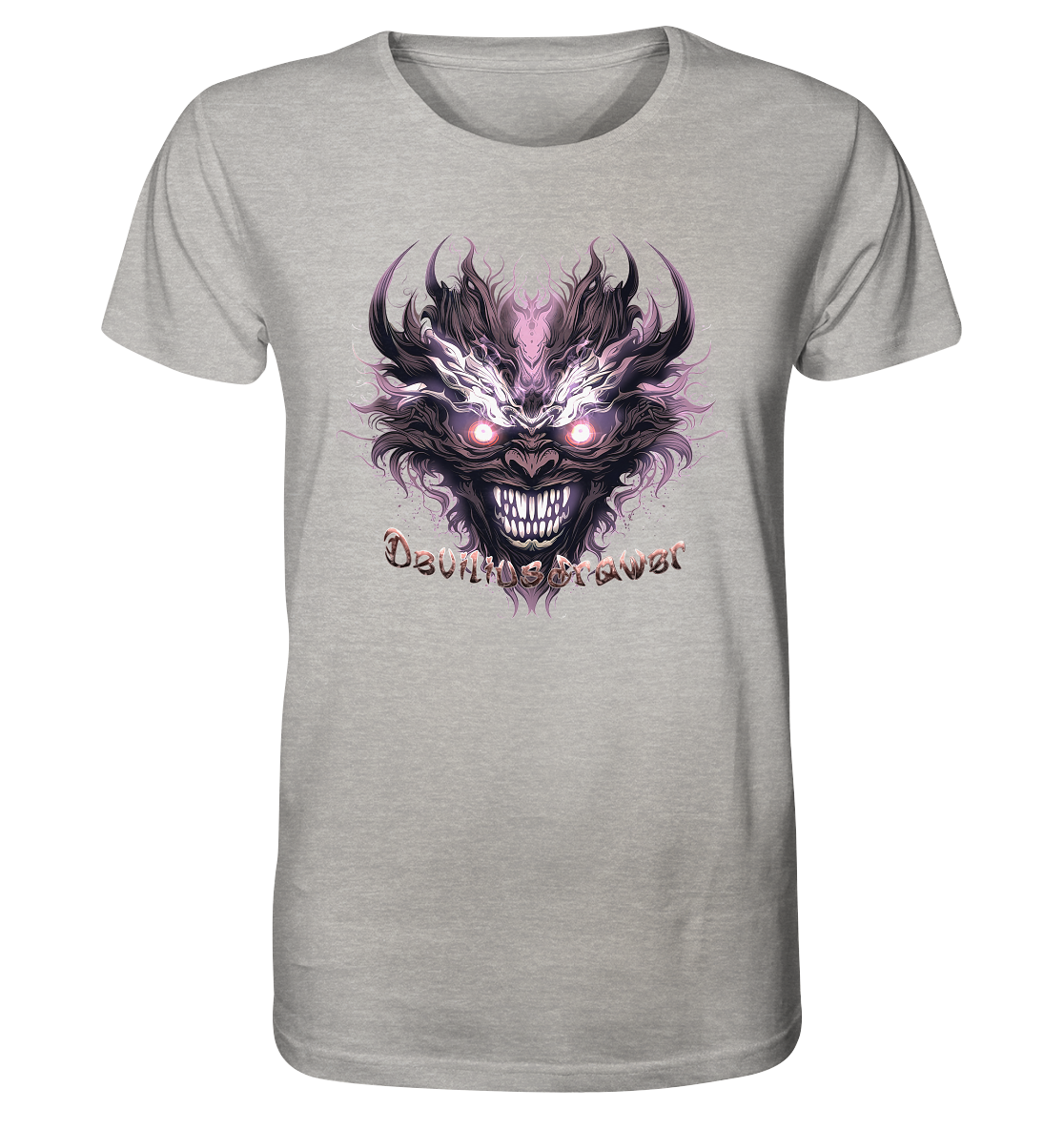 Deviliusdrawer Crazy Mask - Organic Shirt