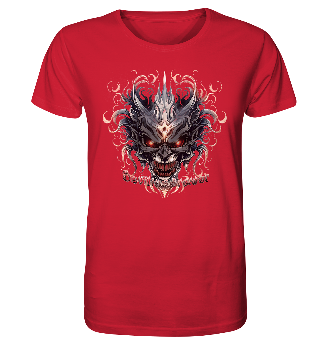 Deviliusdrawer Demon Mask - Organic Shirt