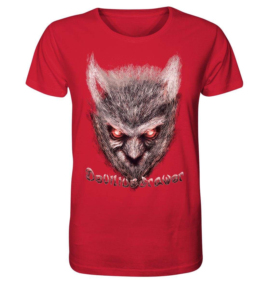 Deviliusdrawer Red Eyed Owl - Organic Shirt