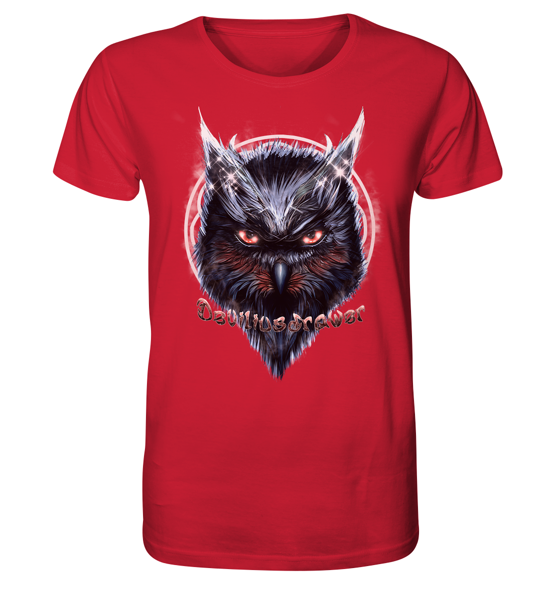 Deviliusdrawer Fire Owl - Organic Shirt