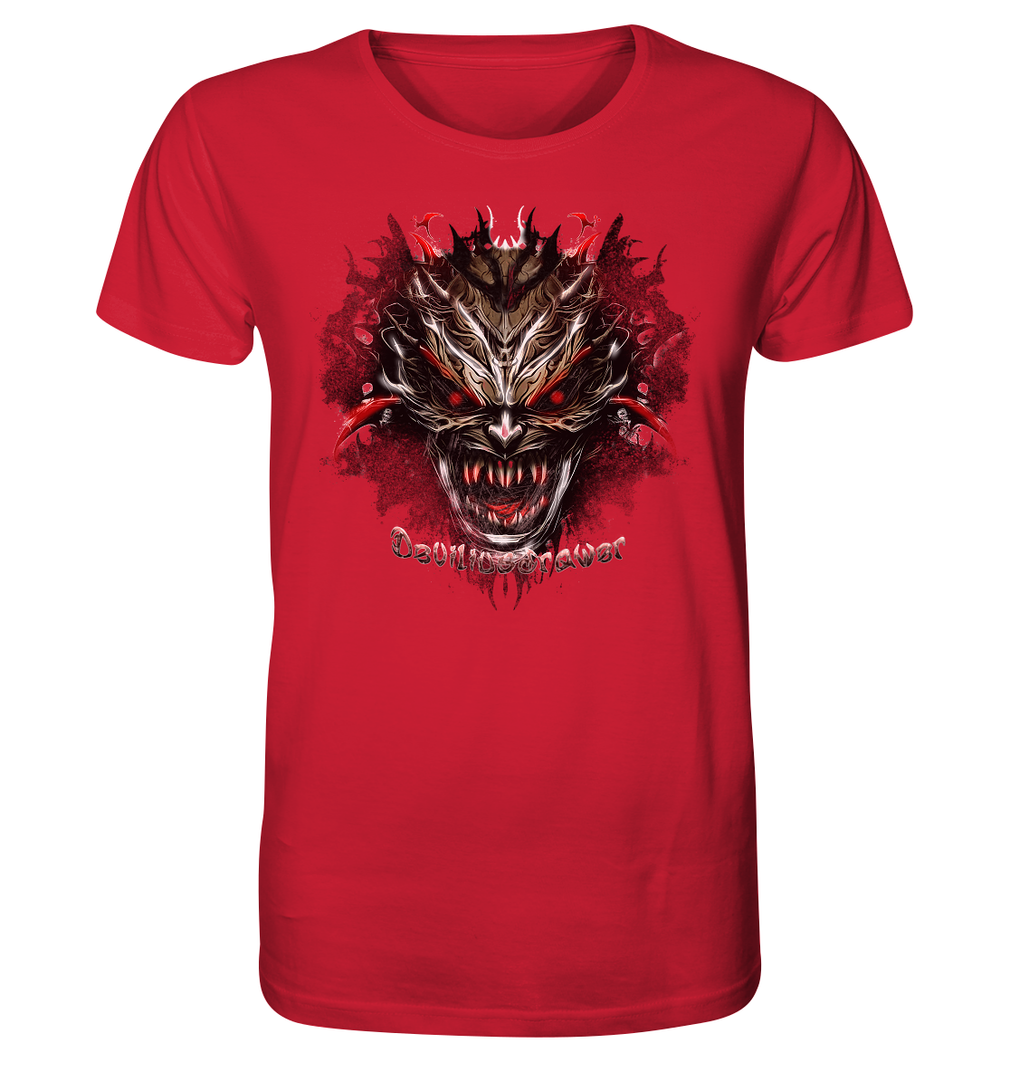 Deviliusdrawer Dark Redeyed Devil - Organic Shirt