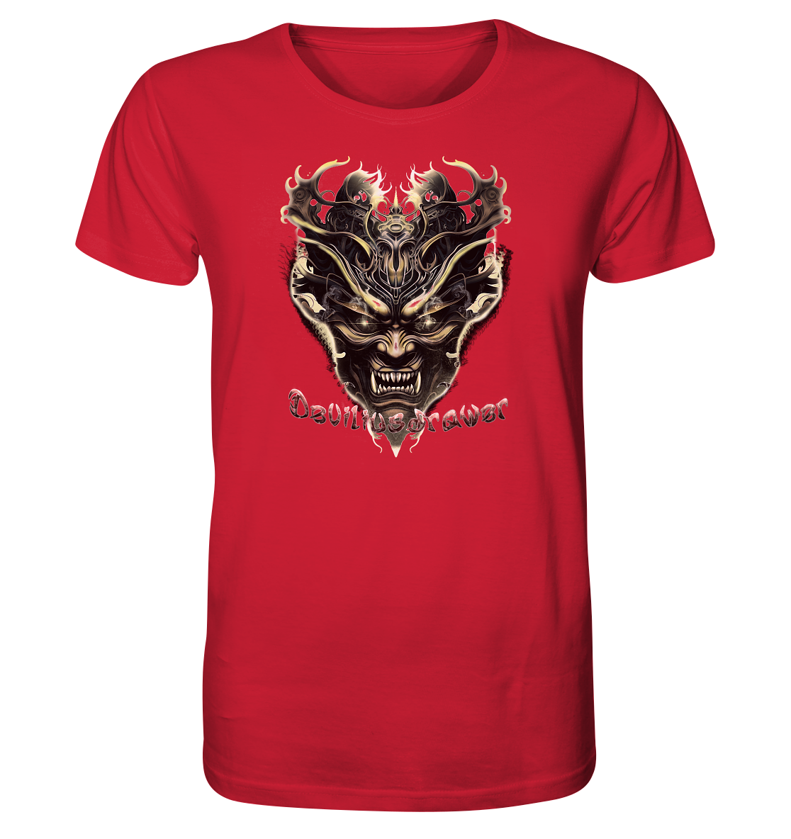 Deviliusdrawer Golden Demon Vampire - Organic Shirt