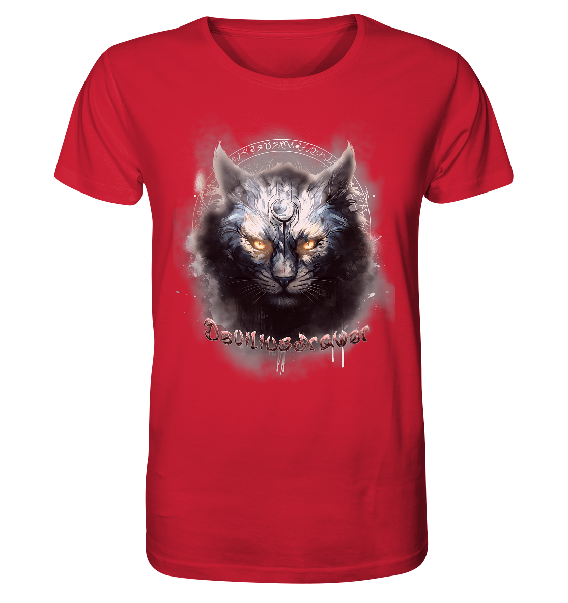 Deviliusdrawer Mysthic Cat - Organic Shirt