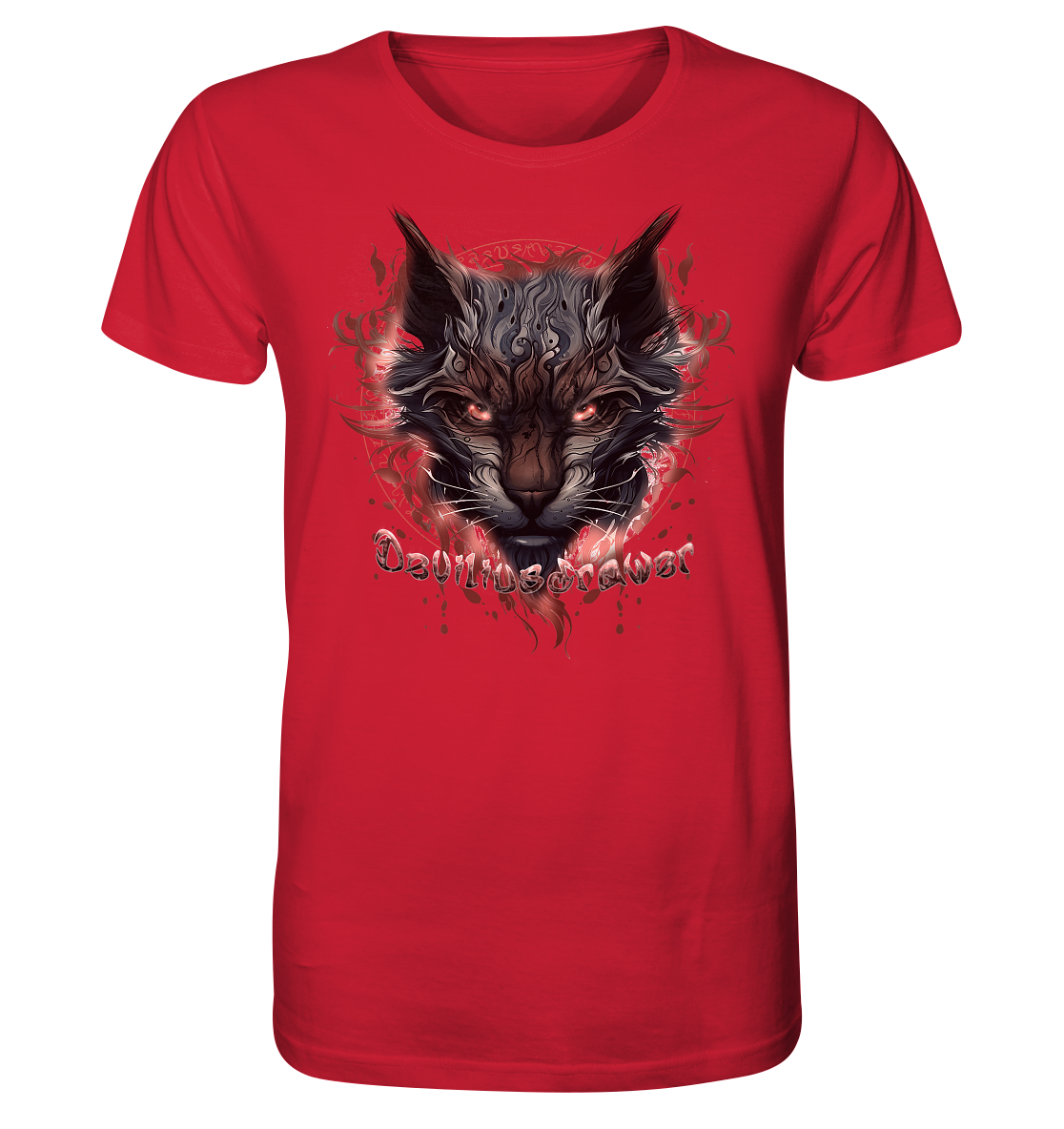 Deviliusdrawer Devil Cat - Organic Shirt