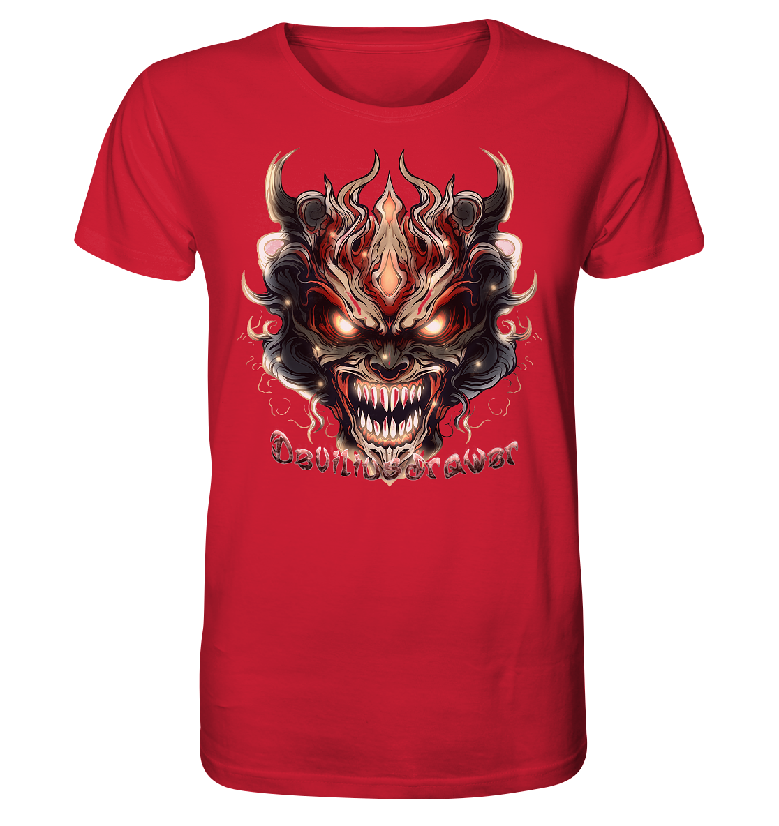 Deviliusdrawer Evil Vamp Mask - Organic Shirt
