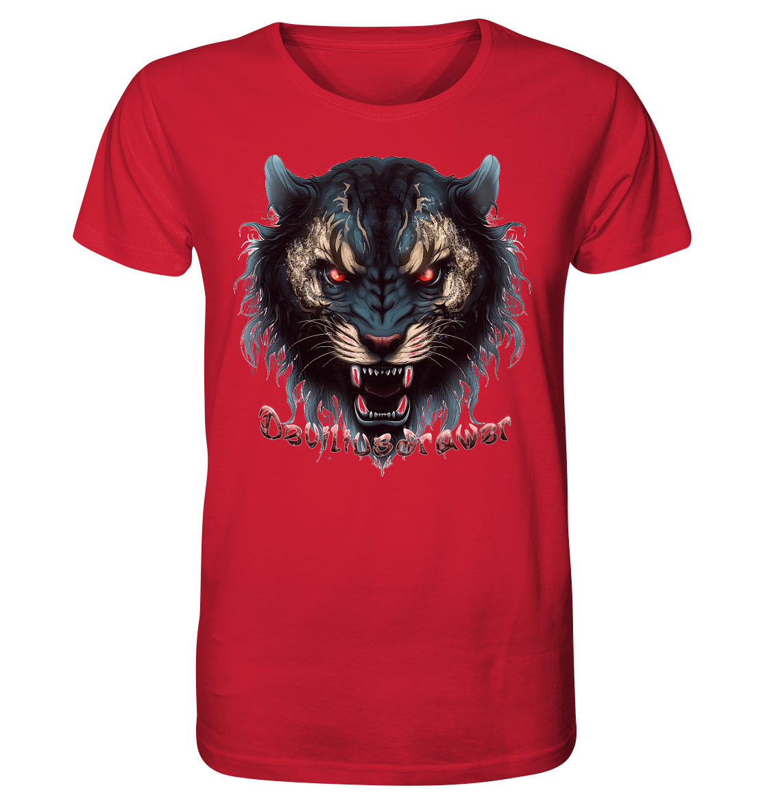 Deviliusdrawer Tigercat - Organic Shirt