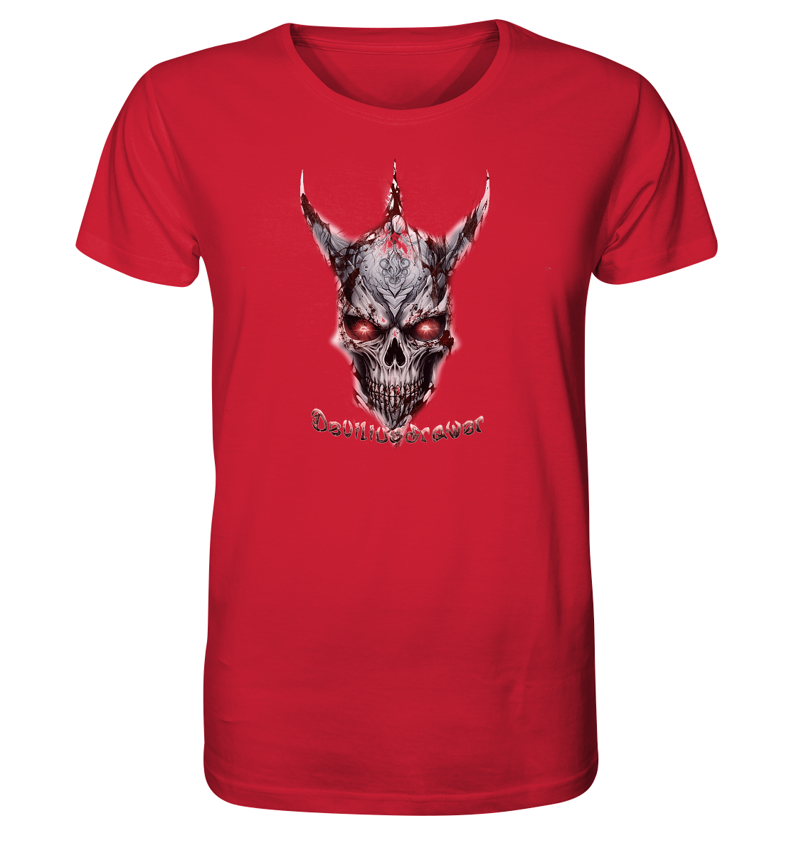 Deviliusdrawer Bloody Skeleton - Organic Shirt