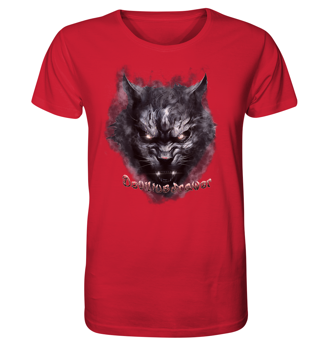 Deviliusdrawer Dark Beast Tiger  - Organic Shirt