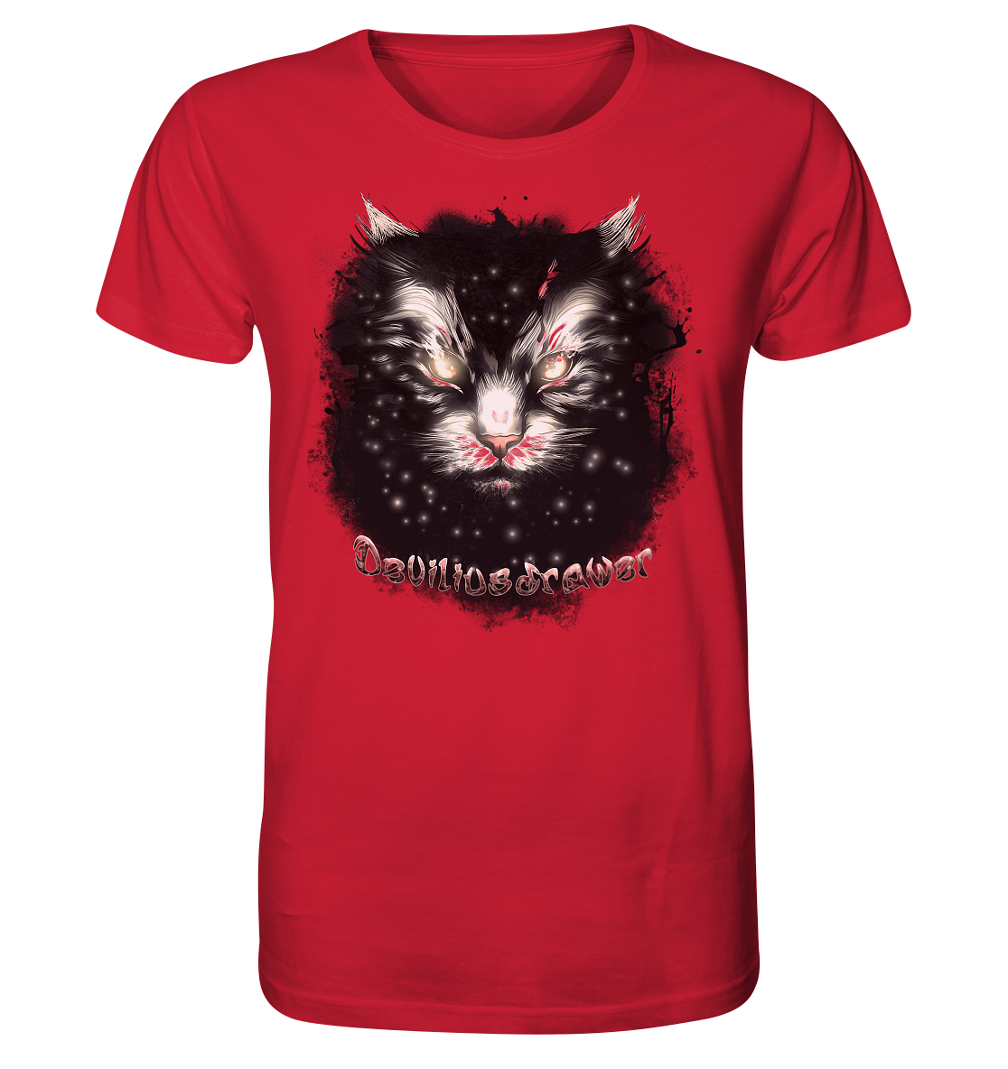 Deviliusdrawer Star Cat - Organic Shirt